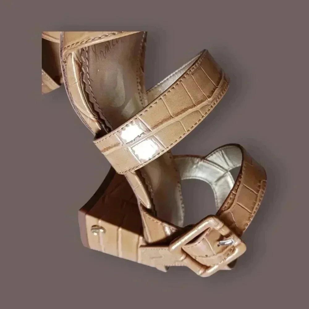 Circus by Sam edelman fisher strappy sandals size 6.5 tan camel color - Picture 13 of 14
